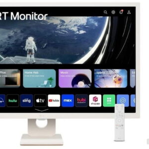 LG 31,5" LG Smart 32SR50F-W + LG Swing Stand