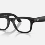 Meta Meta RAY-BAN Meta Wayfarer (Standard) Smart Glasses (Gen 2) - Matte Black, Clear