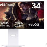 LG 34" LG UltraGear 34GX90SA-W + LG Swing Stand
