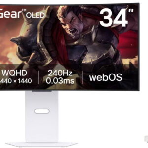 LG 34" LG UltraGear 34GX90SA-W + LG Swing Stand